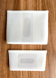 Reusable silicone sandwich & snack pack